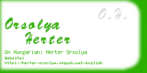 orsolya herter business card